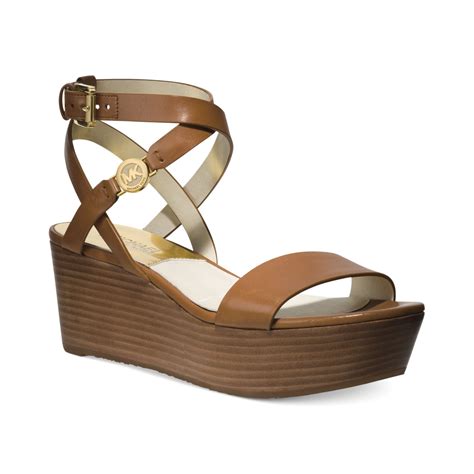 michael kors charm platform sandals|Michael Kors casual sandals.